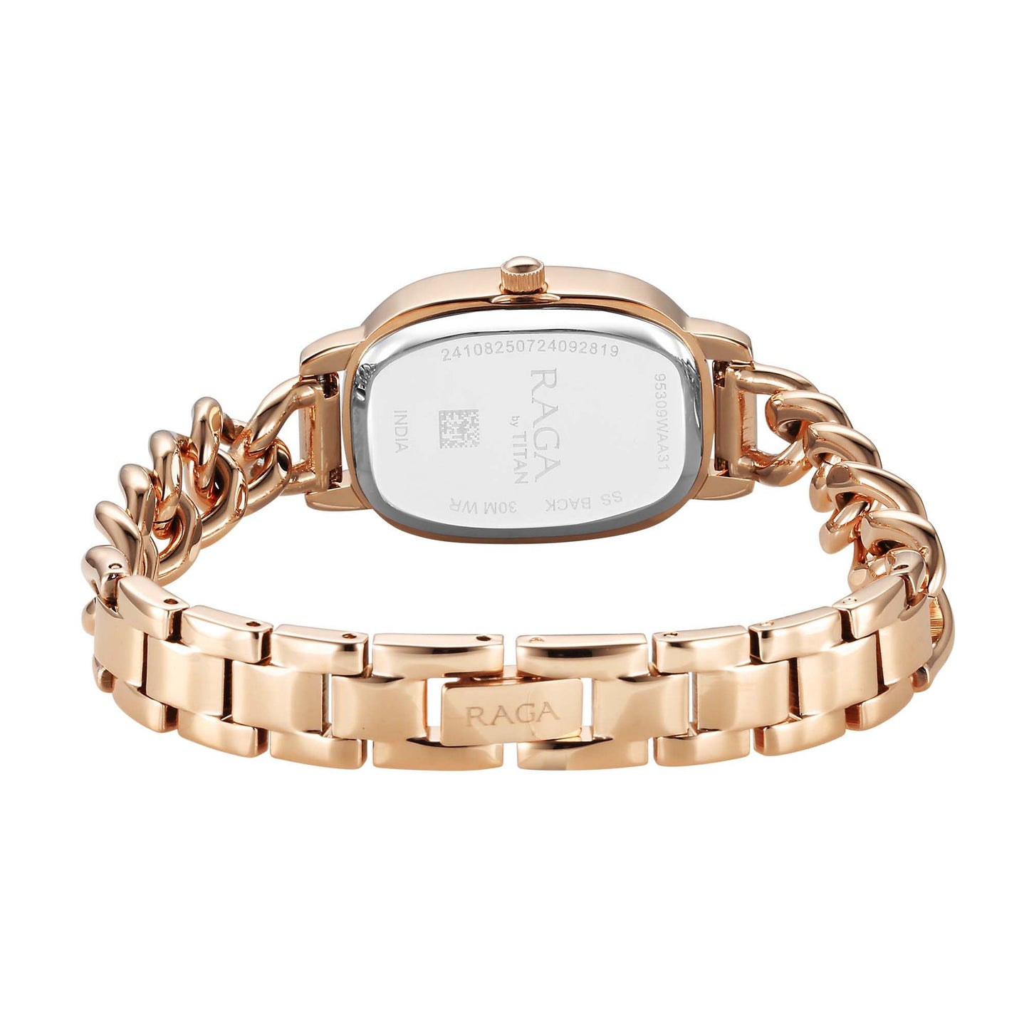 Titan Raga Showstopper 2.0 Quartz Analog Rose Gold Dial Rose Gold Color Stainless Steel Strap Watch For Women