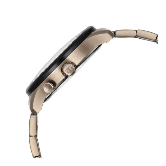 Titan Stellar Multifunction Brown Dial Brown Stainless Steel Strap Watch For Men