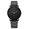 Titan Edge Quartz Black Dial Stainless Steel Strap Watch for Men 1595NM01