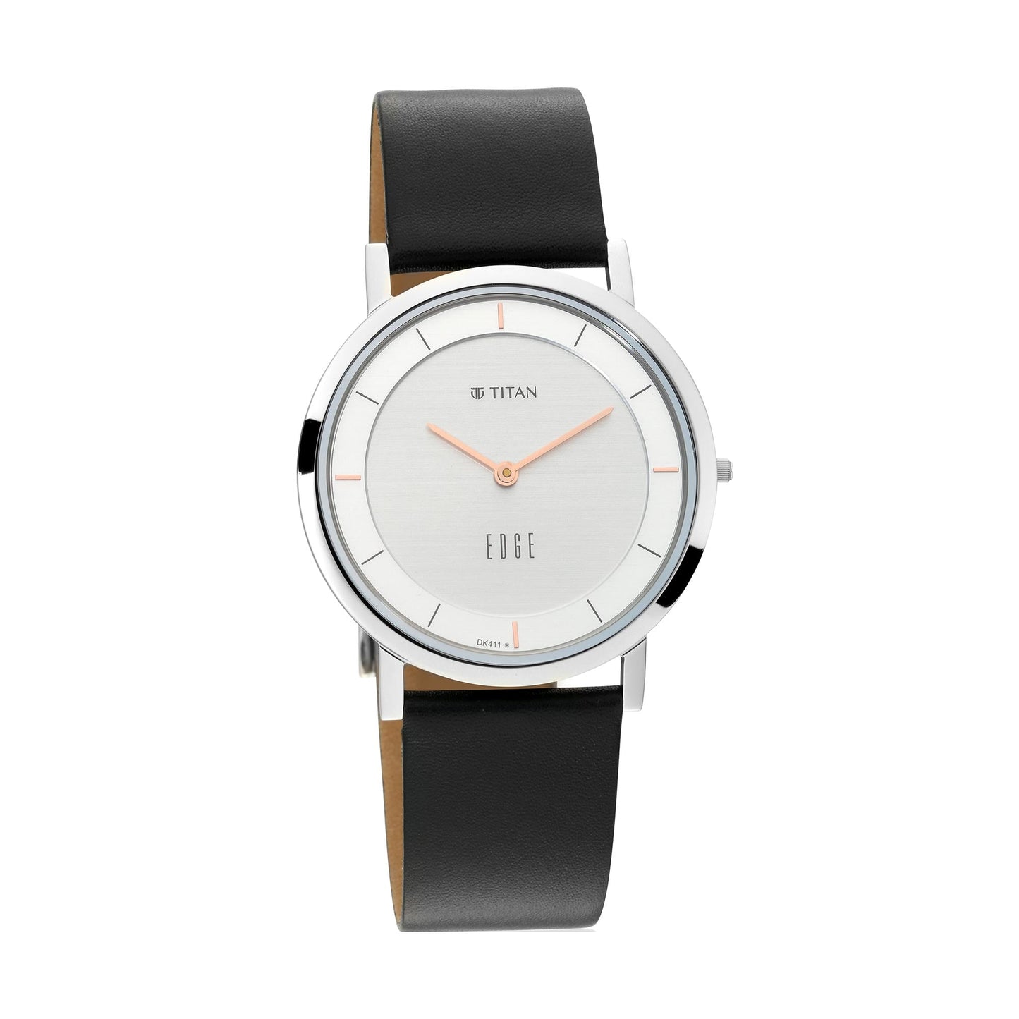 Edge watch with Silver white dial with Rosegold highlights (1595SL06)