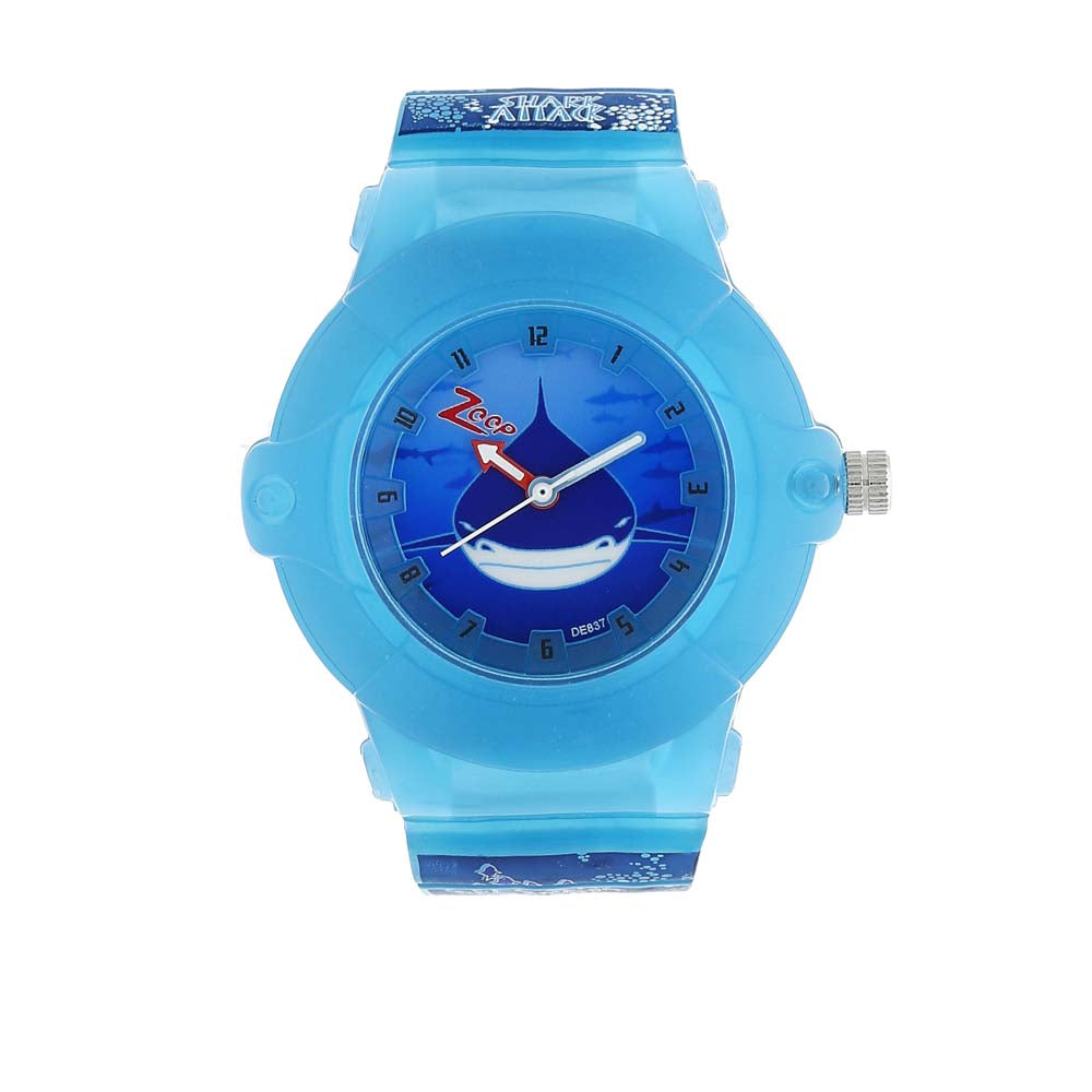 Zoop By Titan Quartz Analog Blue Dial PU Strap Watch For Kids 16001PP02