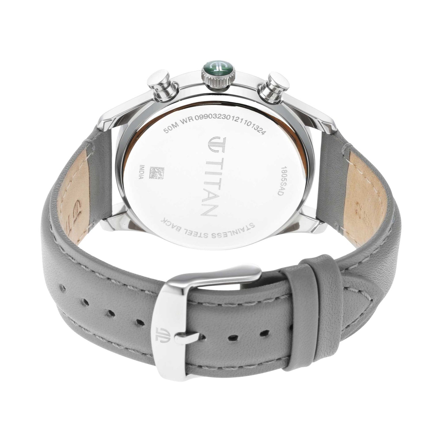 Titan Quartz Analog with Day and Date Grey Dial Watch for Men