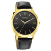 Titan Karishma Radiance Black Dial Analog Leather Strap watch for Men 1825YL03