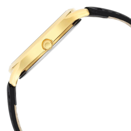 Titan Karishma Radiance Black Dial Analog Leather Strap watch for Men 1825YL03