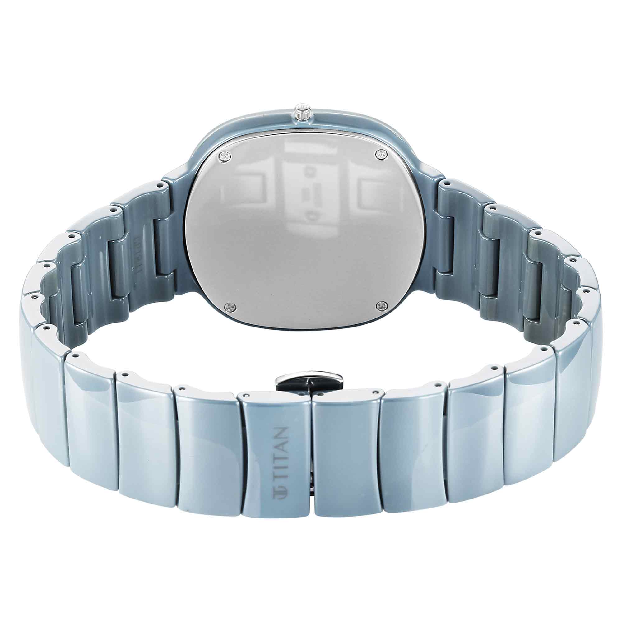 Titan Edge Squircle Tropical Case Material Ceramic ShapeSquircle Men Watch (1841QC07)