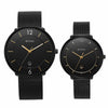 Titan Bandhan Black Dial Analog with Date Stainless Steel Strap watch for Couple 18492651NM01