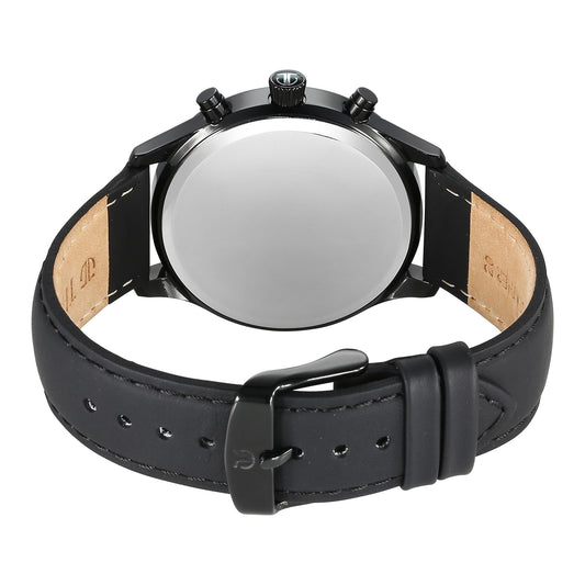 Titan Sapphire Multifunction Quartz Analog with Day and Date Green Dial Leather Strap Watch for Men