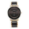 Titan Edge Fusion Quartz Analog Black Dial Black Steel & Ceramic Strap Watch for Men 1878KD03