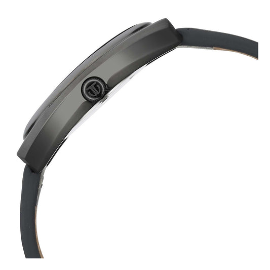 Titan Quartz Analog Anthracite Dial Leather Strap Watch for Men