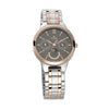 Titan Women's Elegance Moonphase Two-Tone Anthracite Dial Watch 2590KM02