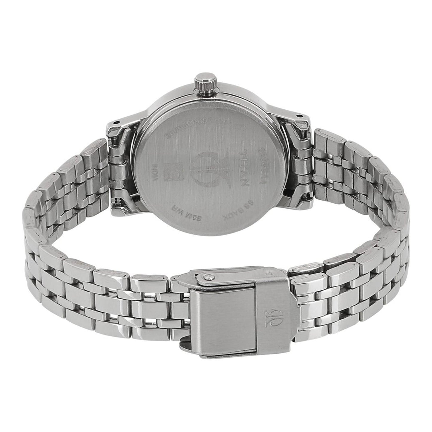 Titan Quartz Analog Silver Dial Stainless Steel Strap Watch for Women 2593SM01