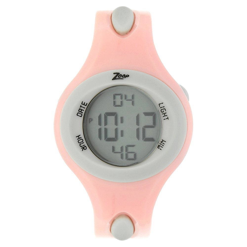 Zoop By Titan DigitalDigital Dial PU Strap Watch for Kids 26012PP02