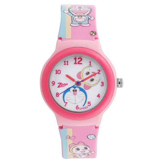 Zoop Doraemon White Dial Analog Watch for Kids 26013PP03