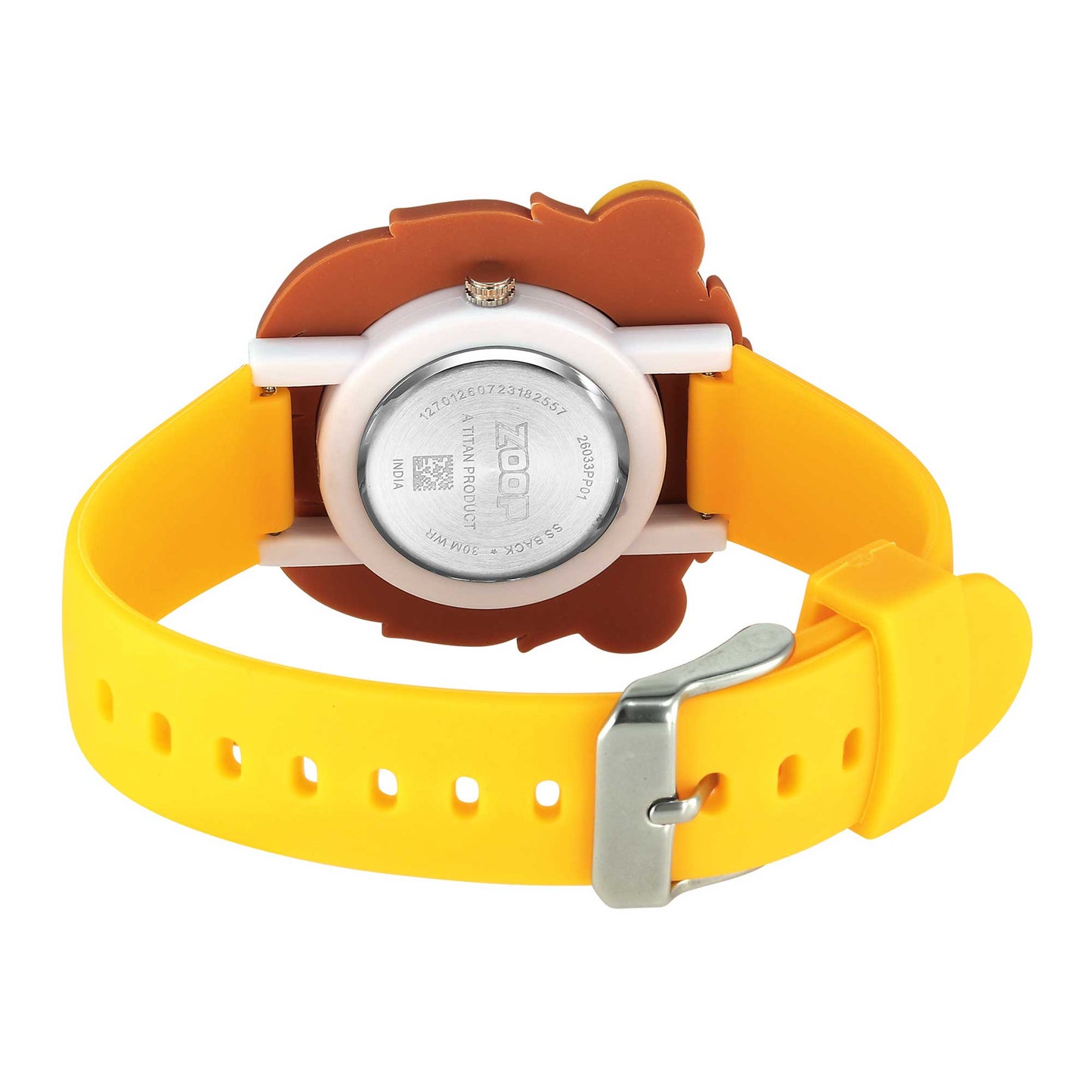 Zoop Doraemon friends from Nature Quartz Analog Yellow Dial Polyurethane Strap Watch for Men
