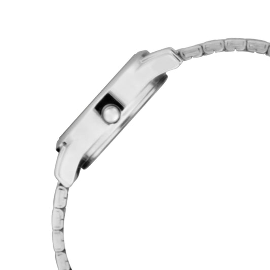 Titan Quartz Analog with Date Blue Dial Metal Strap Watch for Women 2628SM01