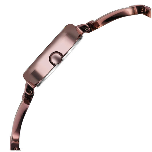 Titan Raga Viva Brown Dial Analog Metal Strap Watch for Women 2667QM01