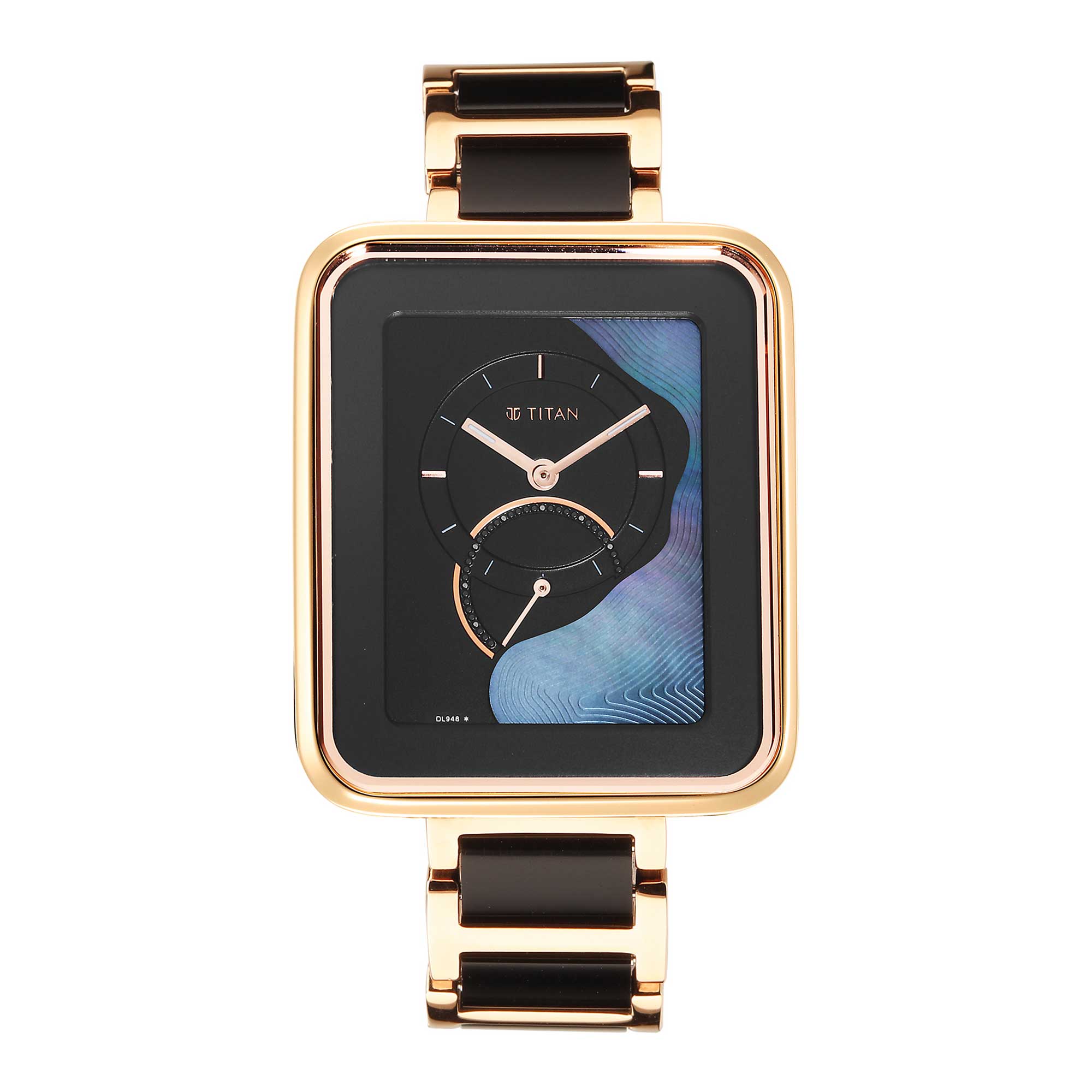 Titan Wander Black Mother of Pearl Dial Watch (2676WD01)