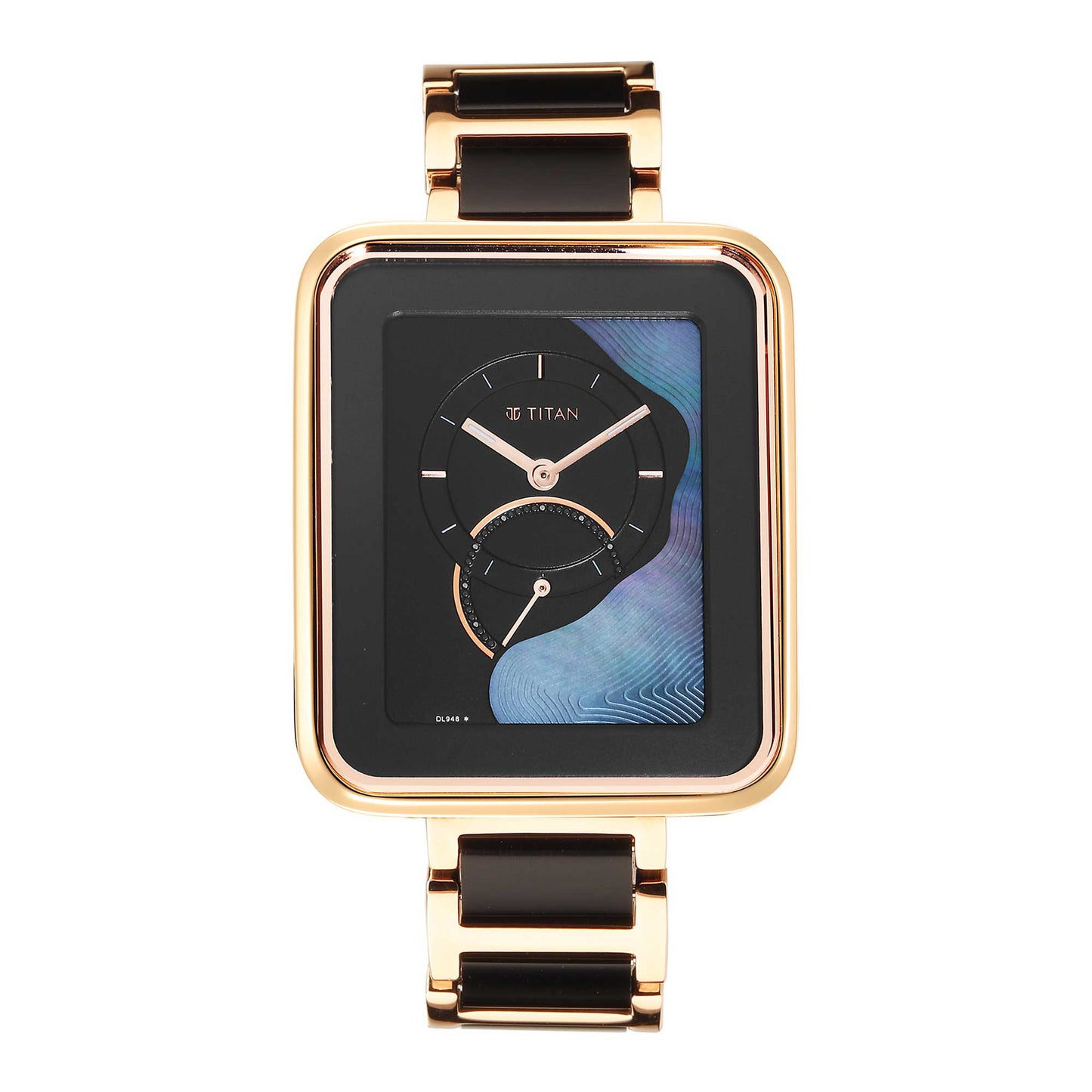 Titan Wander Black Mother of Pearl Dial Watch (2676WD01)