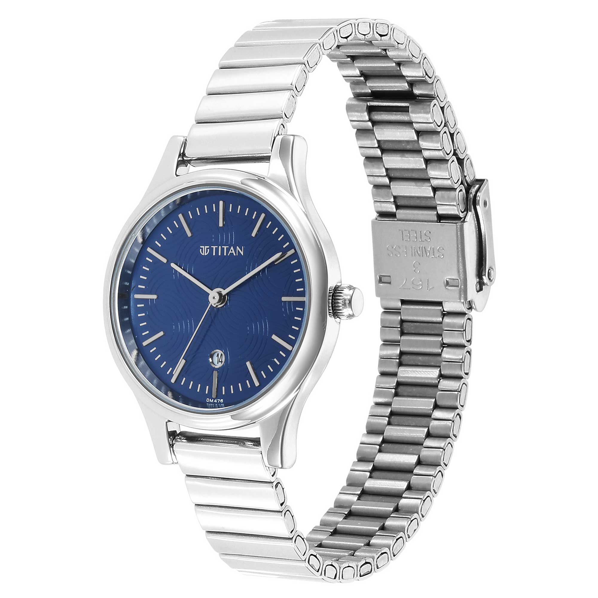 Women Karishma Blue Dial Metal Strap Watch 2679SM01