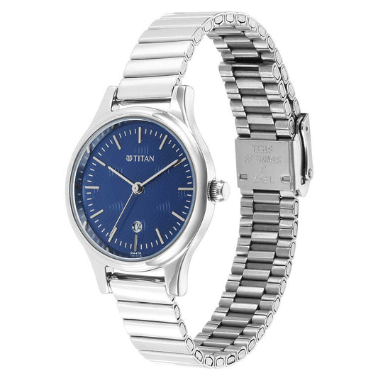 Women Karishma Blue Dial Metal Strap Watch 2679SM01
