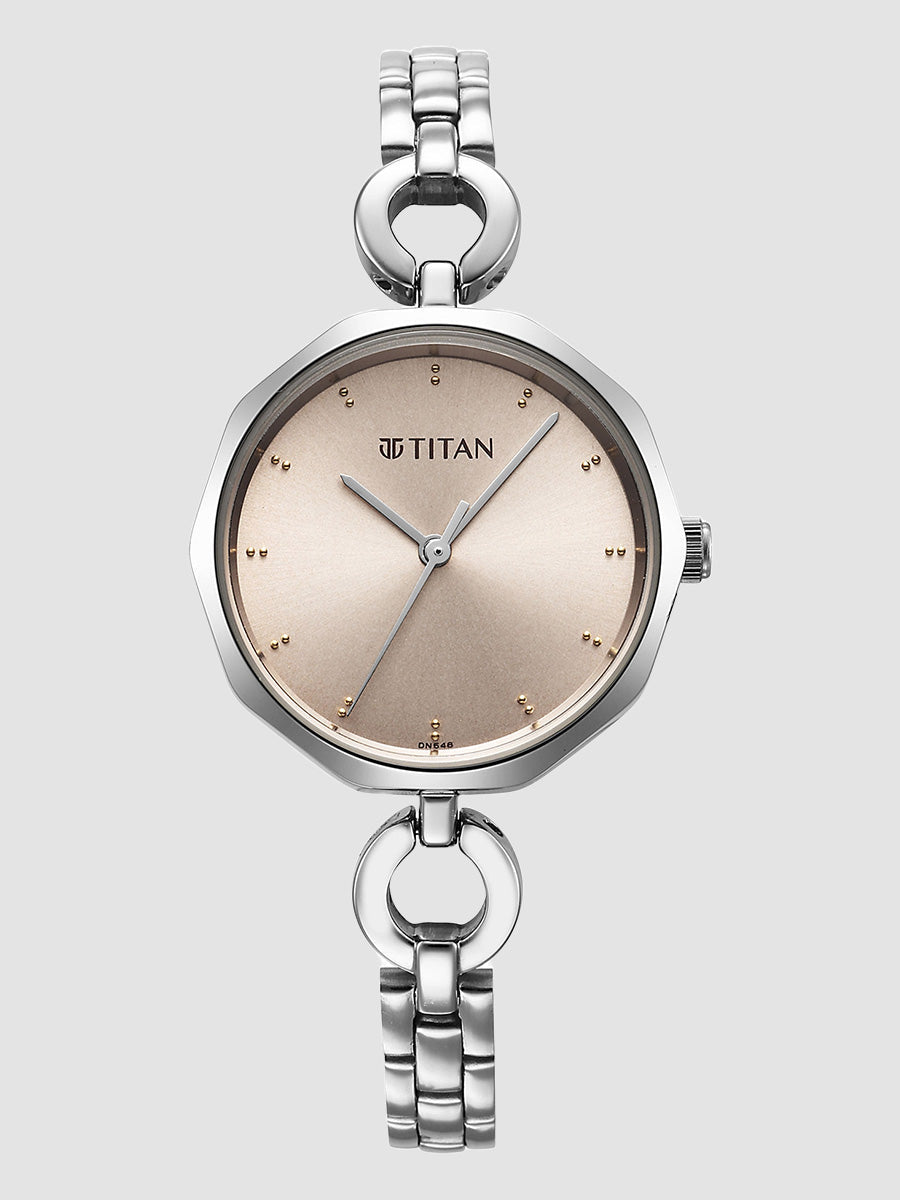 Titan Karishma Silver Dial Watch for Women 2702SM01 2702SM01