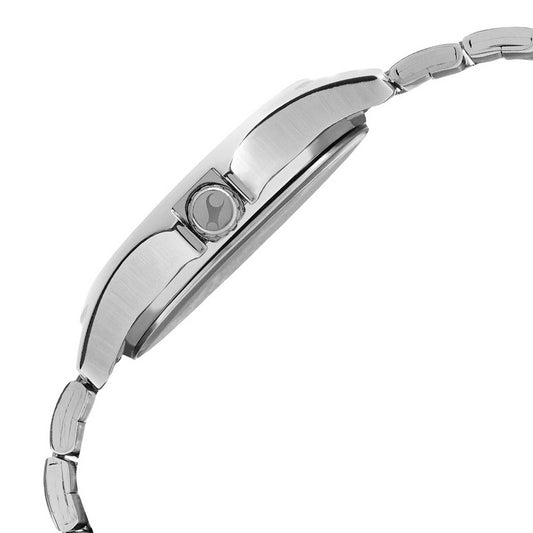 Fastrack Quartz Analog Black Dial Stainless Steel Strap Watch for Guys 3220SM02