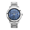 Fastrack Bare Basics Quartz Analog with Date Blue Dial Stainless Steel Strap Watch for Guys 3246SM03