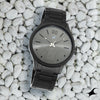 Fastrack Bare Basics Quartz Analog Grey Dial Stainless Steel Strap Watch for Guys 3247NM02