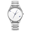 Fastrack Stunners Quartz Analog Silver Dial Metal Strap Watch for Guys 3290SM01