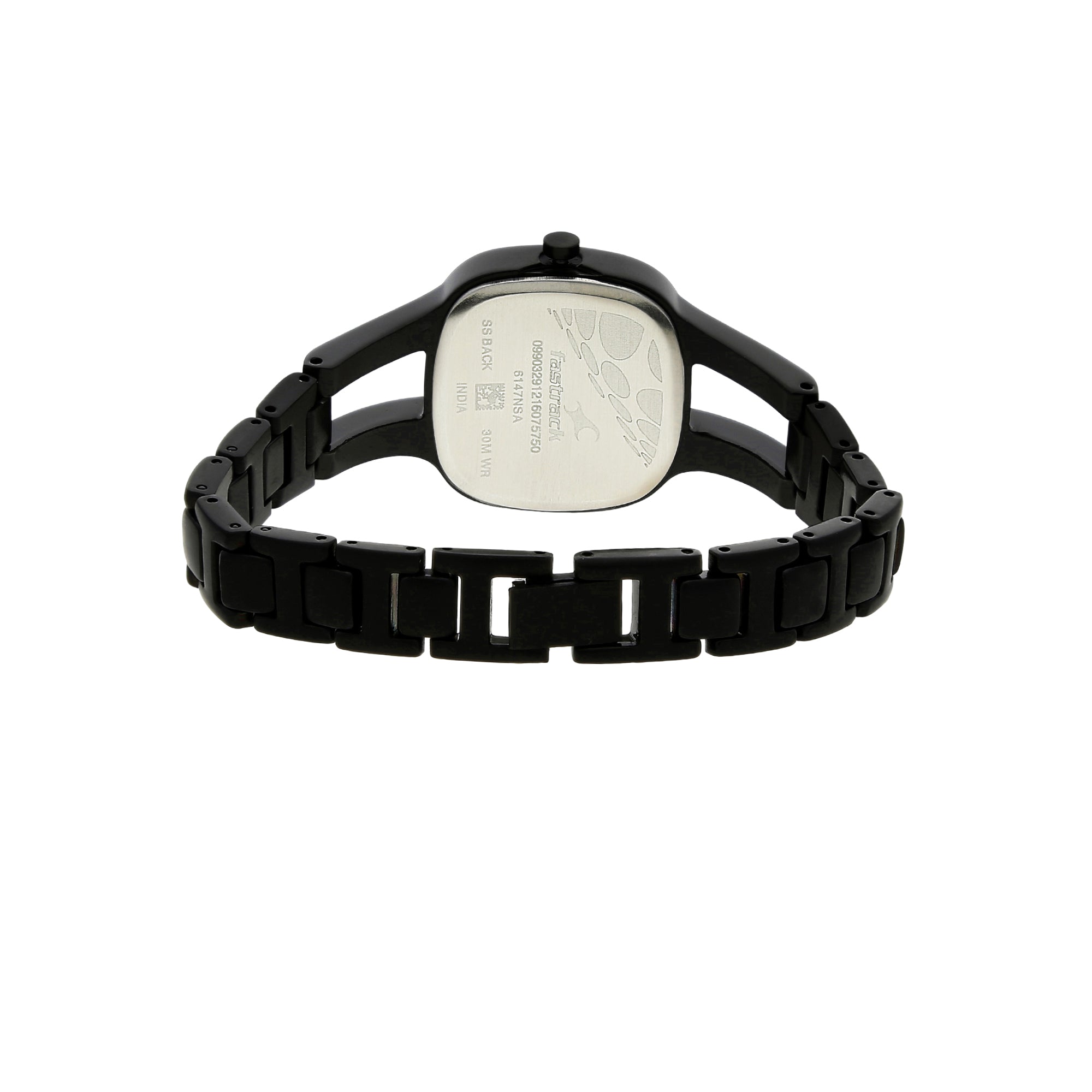 Fastrack Quartz Analog Grey Dial Metal Strap Watch for Girls