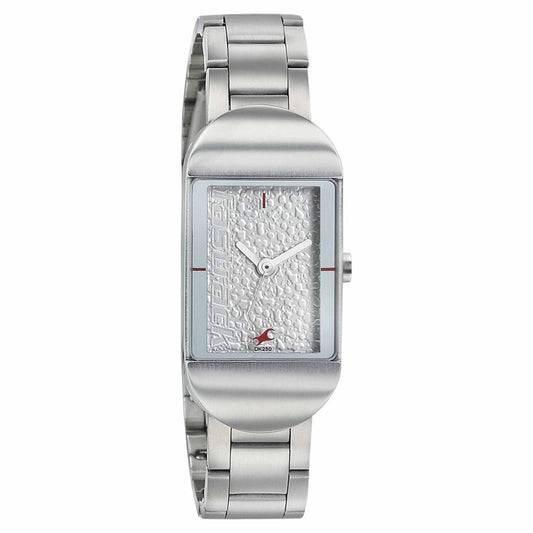 Fastrack Go Skate Quartz Analog Black Dial Stainless Steel Strap Watch for Girls 6201KM01