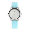 Fastrack Tripster Quartz Analog Silver Dial Leather Strap Watch for Girls 6219SL01