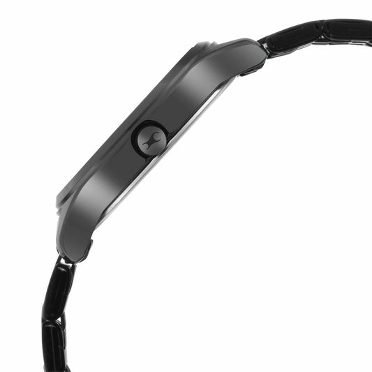 Fastrack Stunners Quartz Analog Black Dial Metal Strap Watch for Girls 6248NM01