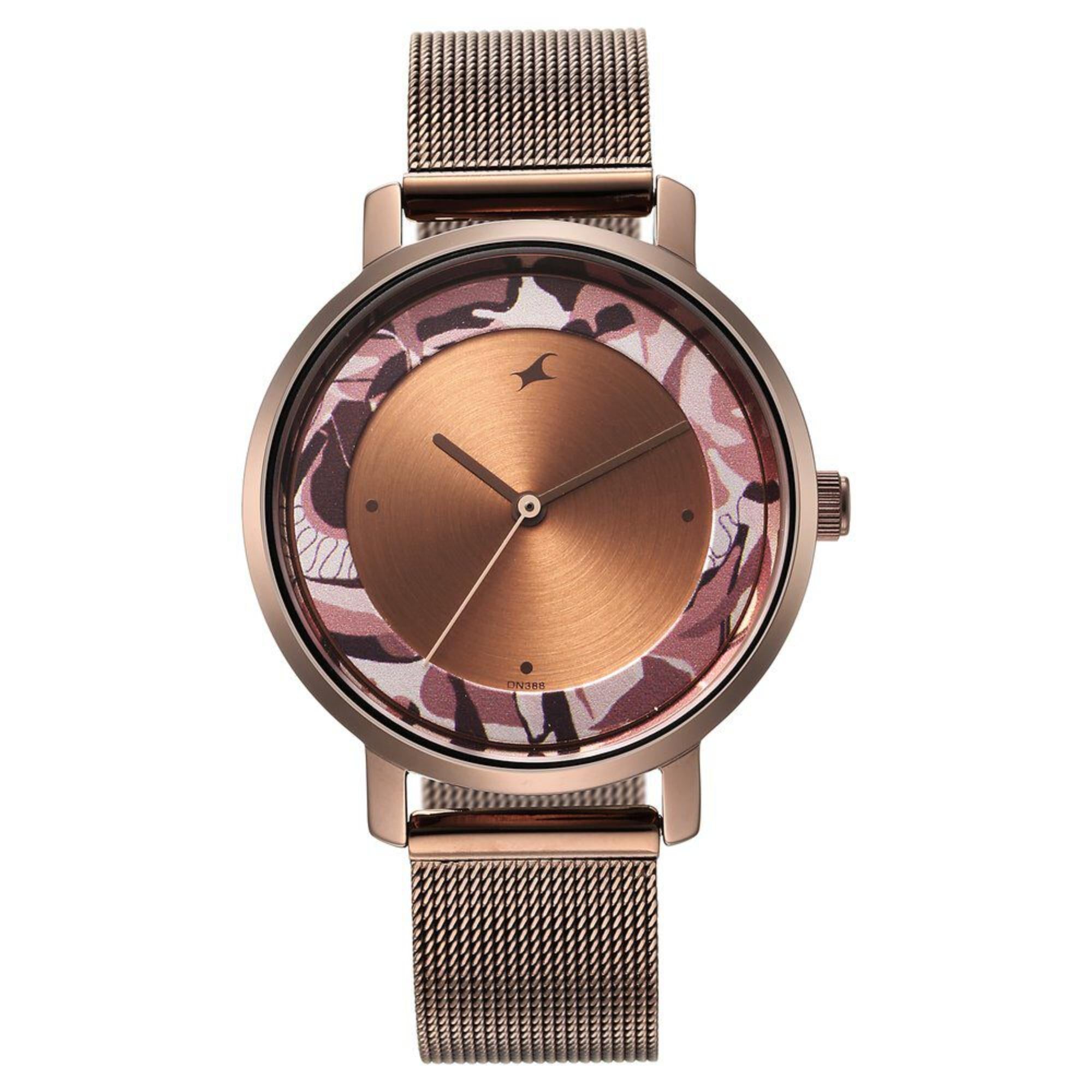 Fastrack Urban Camo Brown Dial Watch for Girls 6287QM01
