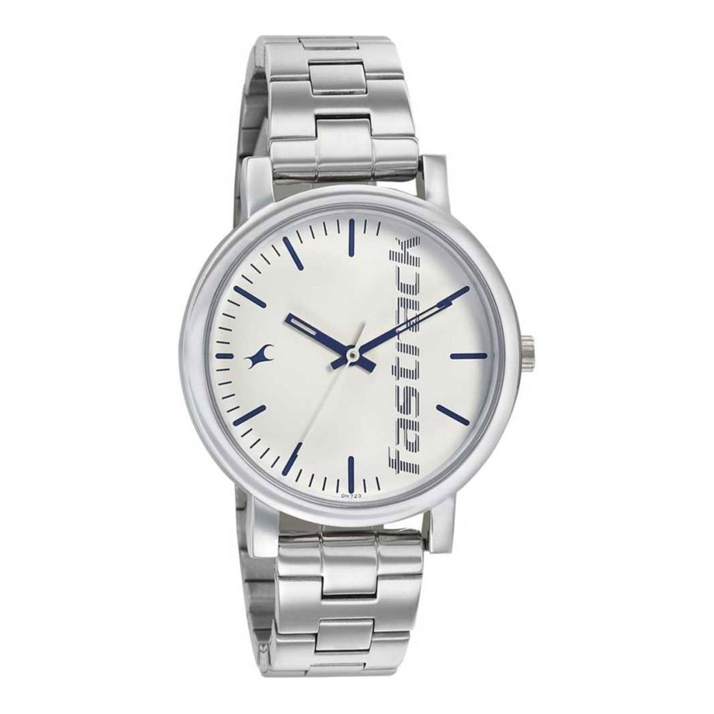 Fastrack Quartz Analog White Dial Stainless Steel Strap Watch for Girls 68010SM01