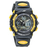 SF Quartz Digital Analog Digital Black Dial PU Strap Watch for Men 77116PP01