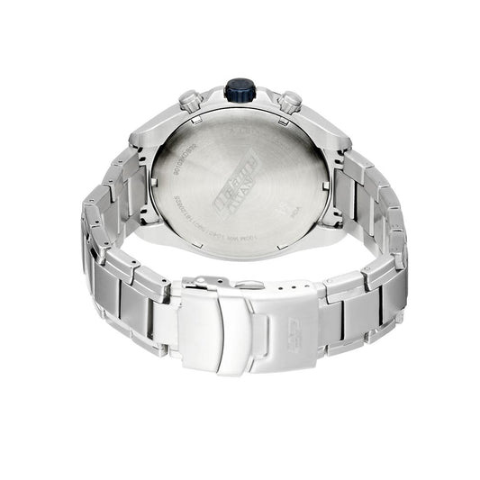 Titan Octane Blue Dial Chronograph Stainless Steel Strap watch for Men 90103KM02
