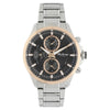 Titan Octane Black Dial Quartz Multifunction Stainless Steel Strap watch for Men 90104KM02