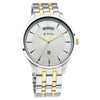 Titan Regalia Opulent White Dial Analog with Day and Date Stainless Steel Strap Watch for Men 90127BM01