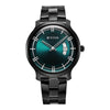 Titan Classic Distincta Green Dial Analog with Date Stainless Steel Strap Watch for Men 90170NM01