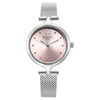 Titan Raga Showstopper Quartz Alog Pink Dial Metal Strap Watch for Women 95268SM01