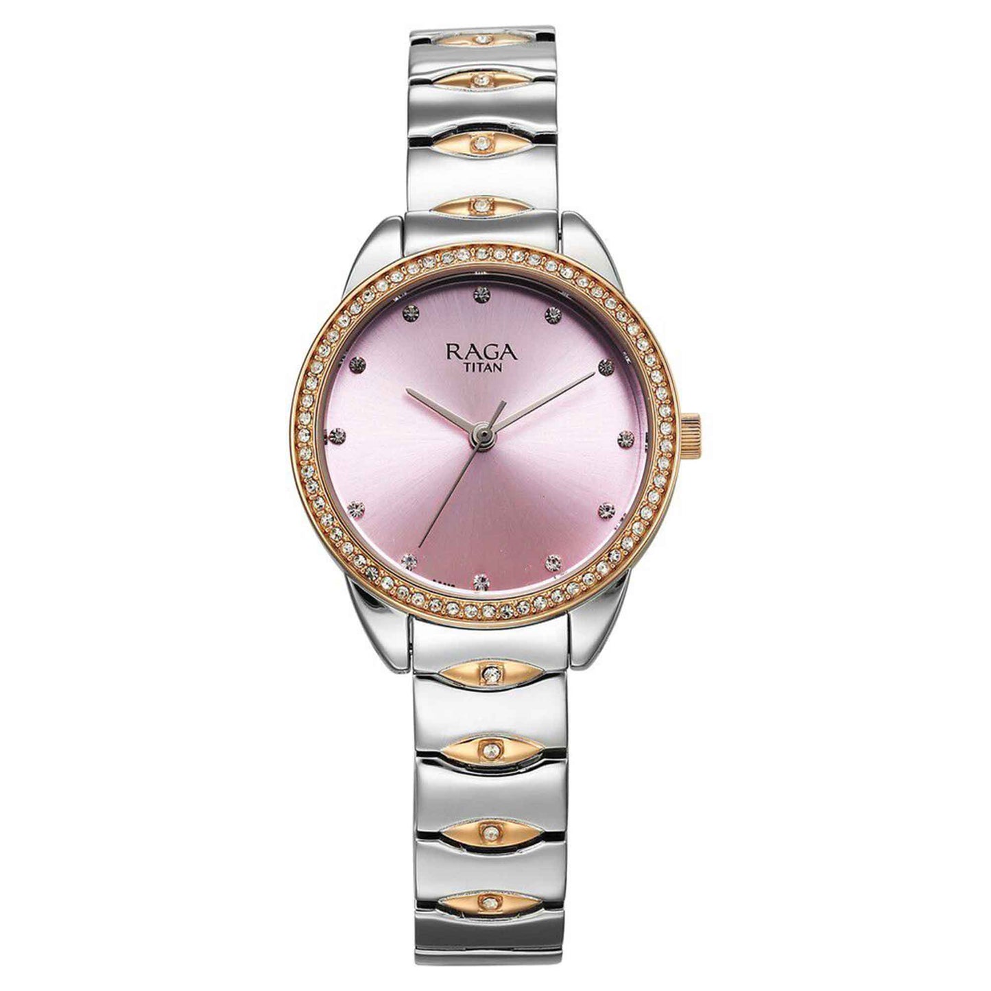 women's gold and silver watch
