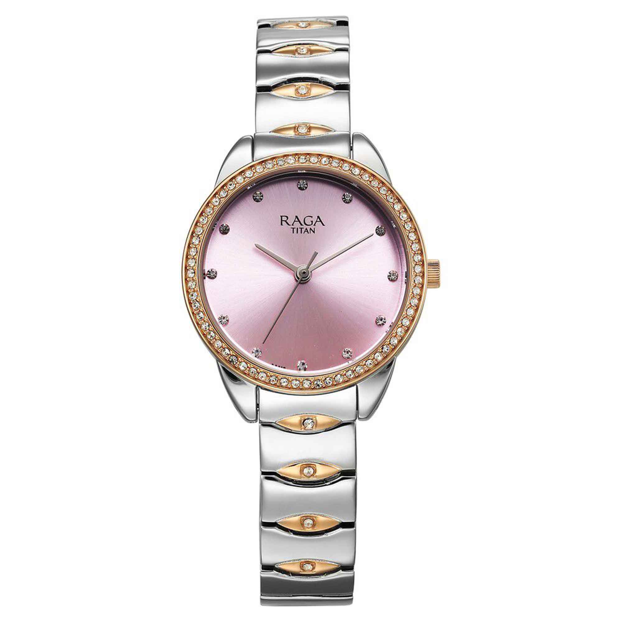women's gold and silver watch
