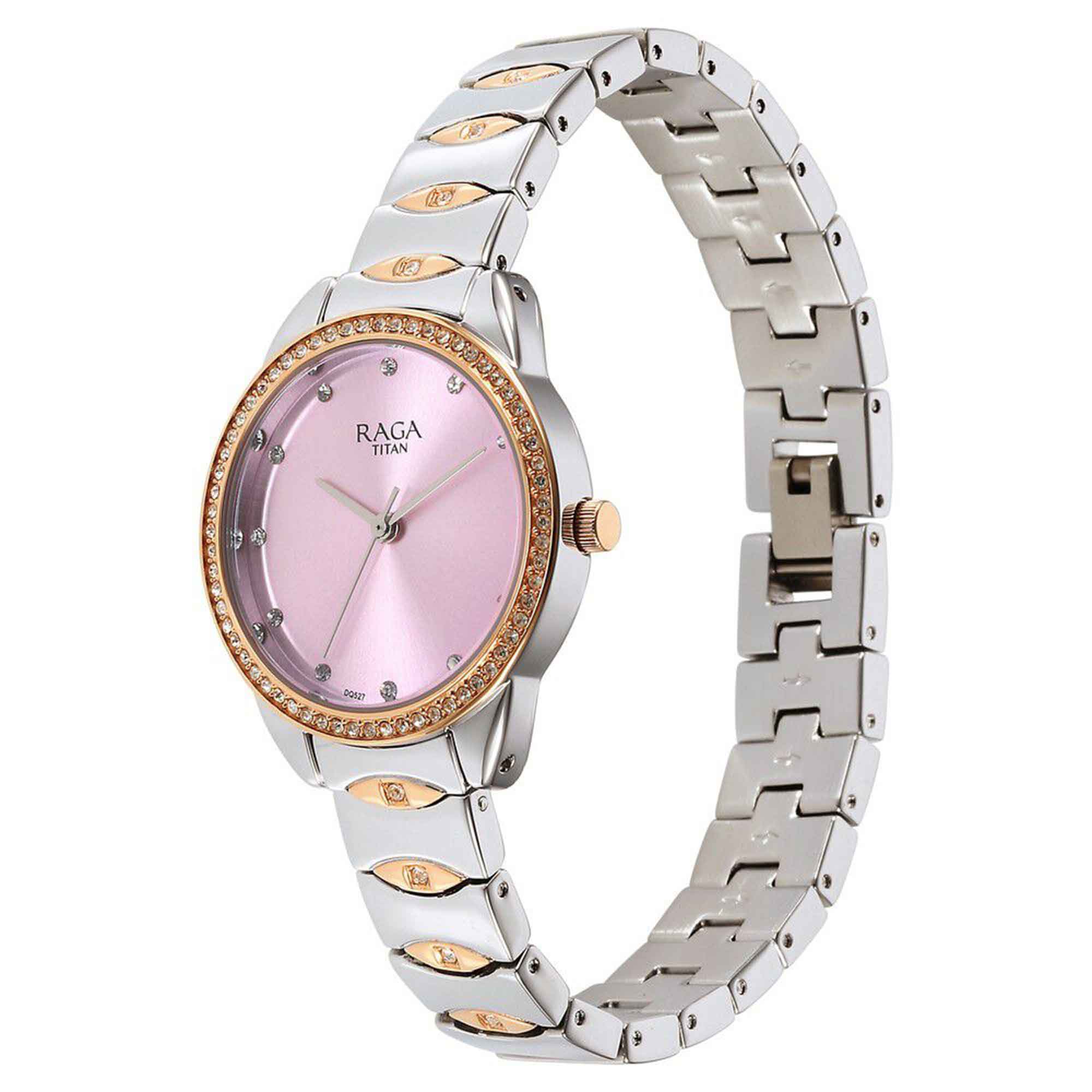women's gold and silver watch
