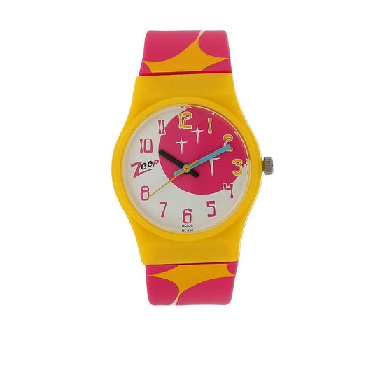 Zoop By Titan Quartz Analog Multicoloured Dial PU Strap Watch for Kids C3028PP07